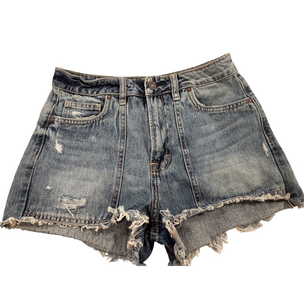 Hidden Jeans size Small  Denim‎ Shorts Blue Distressed Raw Hem  HD4182M-DK